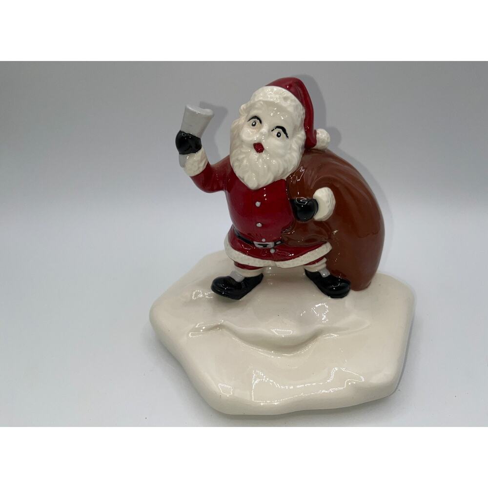 Vintage Japan Replacement Santa Claus Cookie Jar (LID ONLY) Replacement Top - Picture 6 of 16